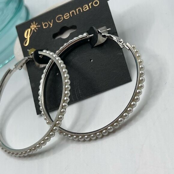 G by Gennaro Hoops Earrings $16ea / 3 for $25 - Picture 5 of 6